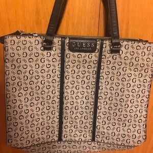 Like new tan Guess purse